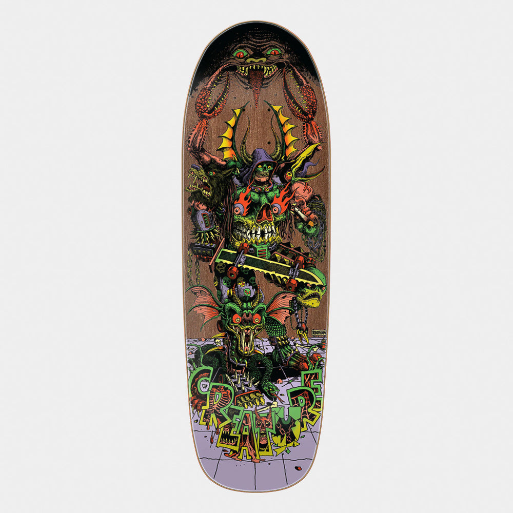 Creature Skateboards 9.55" Team Hallucination Beast Skateboard Deck