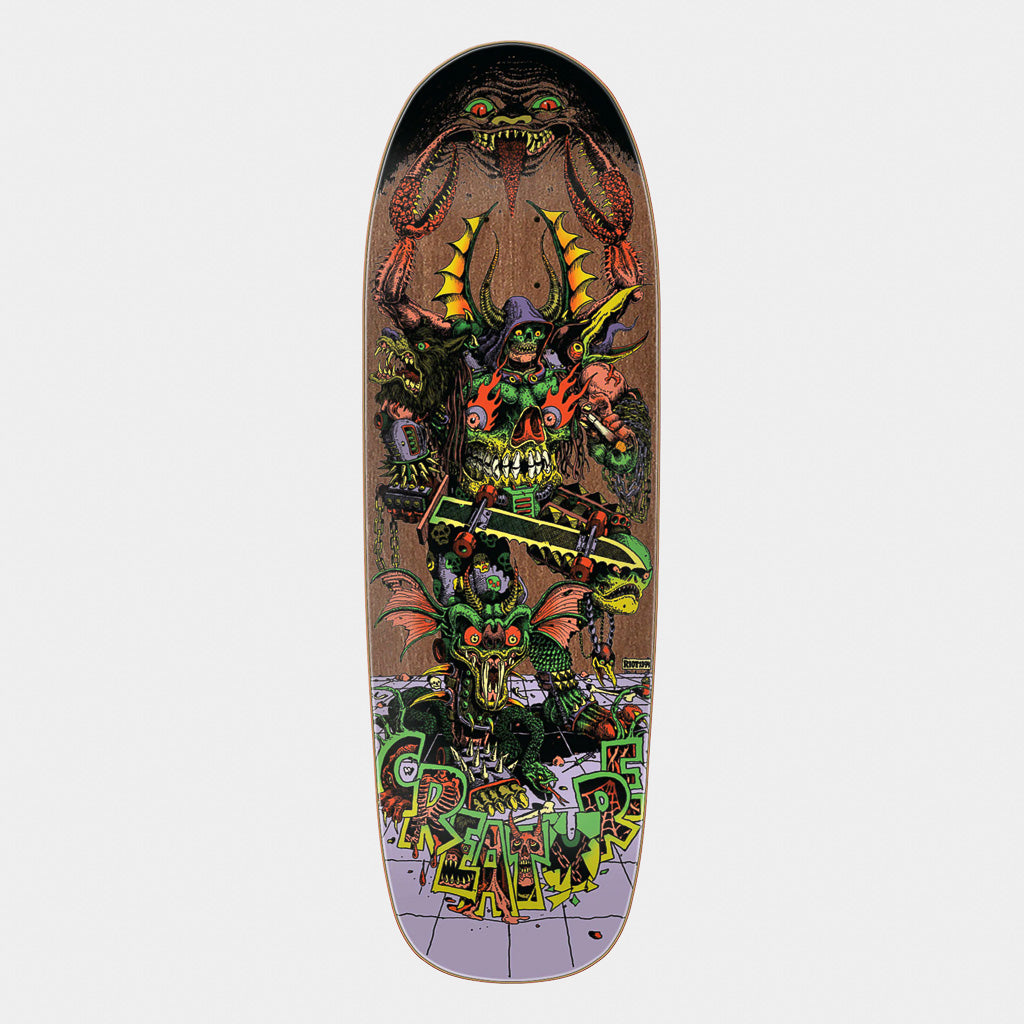 Creature Skateboards 9.55" Team Hallucination Beast Skateboard Deck