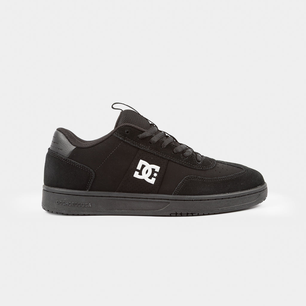 DC Shoes All Black Nubuck and Suede Astrix S Skate Shoes