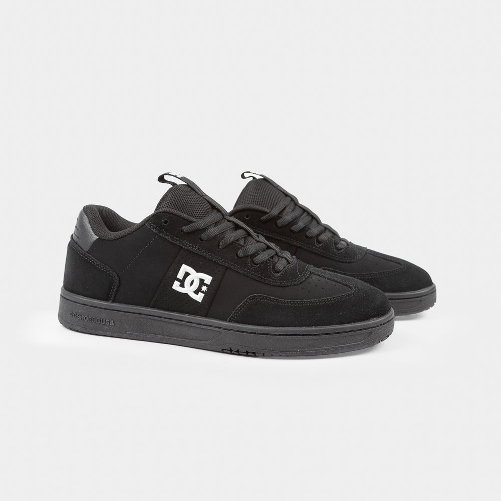 DC Shoes All Black Nubuck and Suede Astrix S Skate Shoes