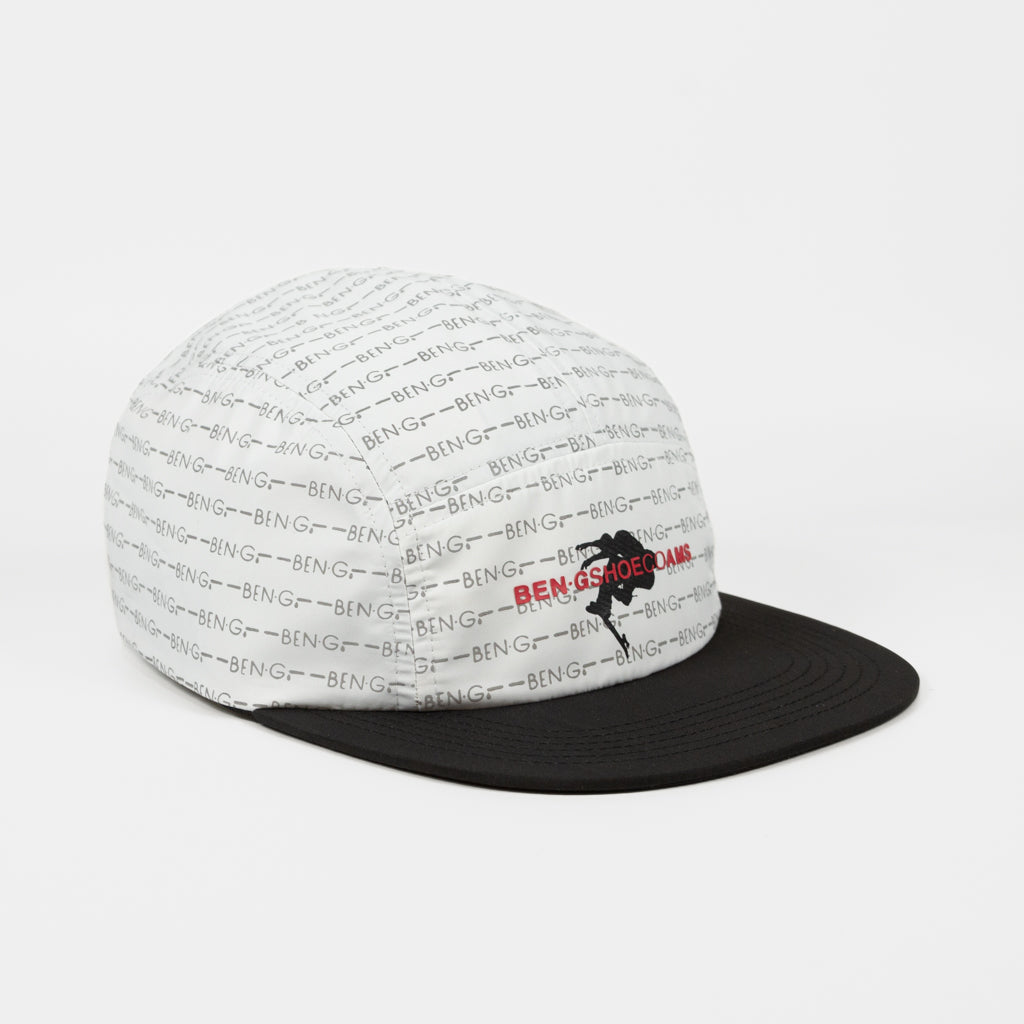 DC Shoes White And Black Ben G Five Panel Cap