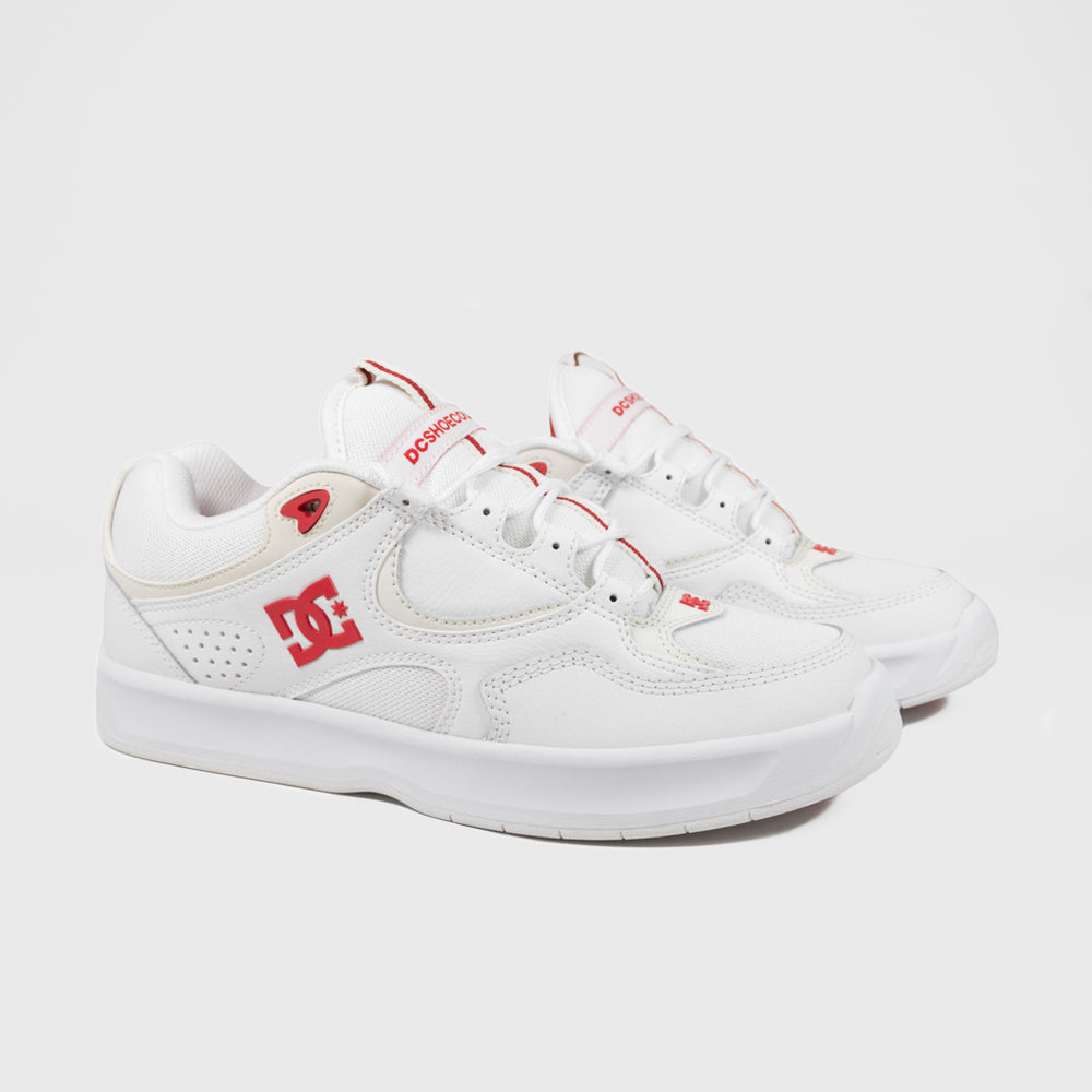 DC Shoes White Leather Kalynx Zero Shoes