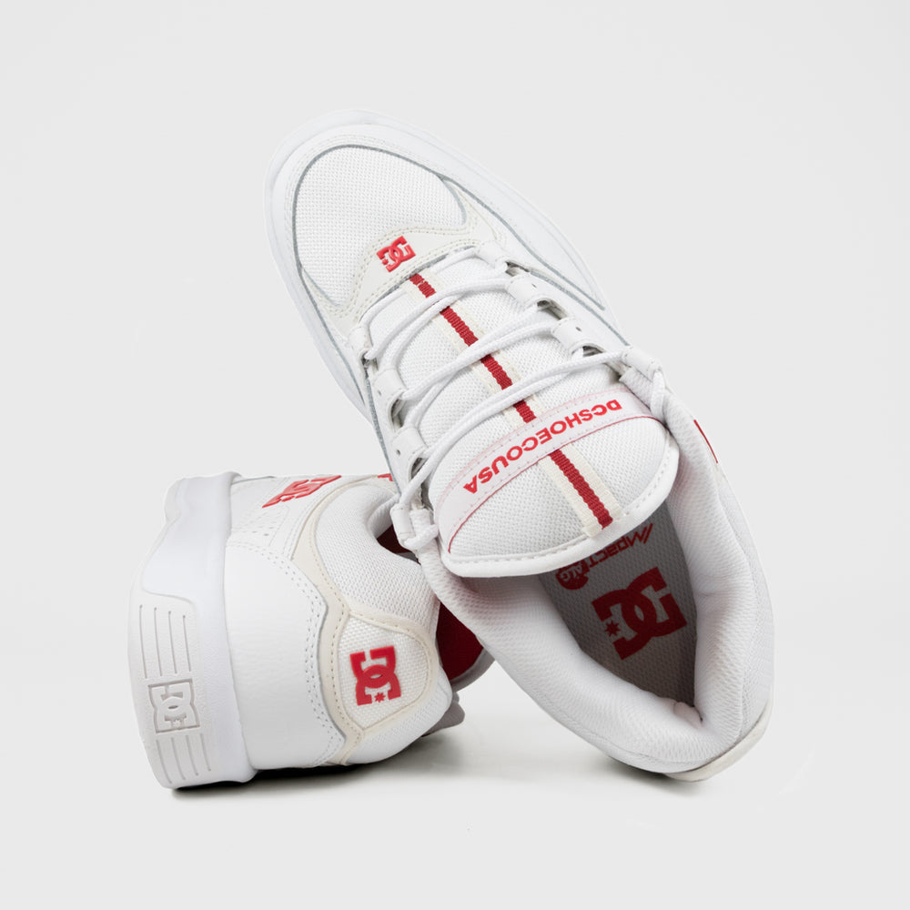 DC Shoes White Leather Kalynx Zero Shoes