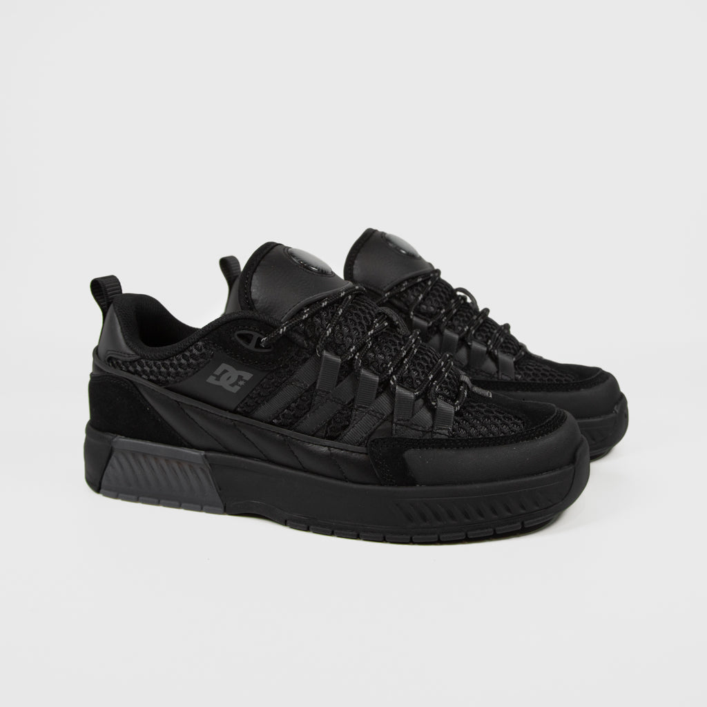 DC Shoes - Lucien Shoes - Black / Black / Blue | Welcome Skate Store