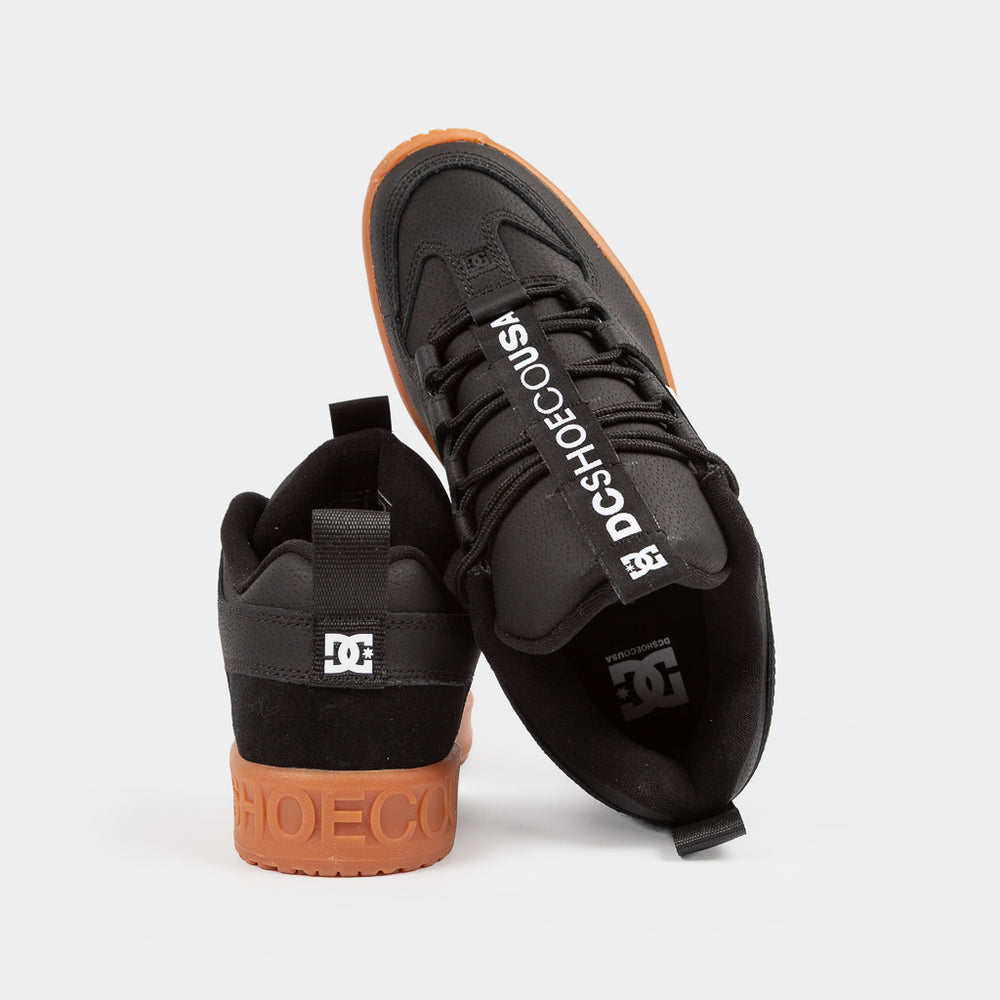 DC Shoes Black And Gum Lynx OG Skate Shoes