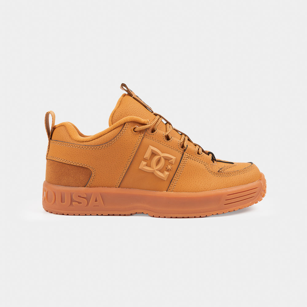 DC Shoes Wheat Leather Lynx OG Skate Shoes With A Gum Sole