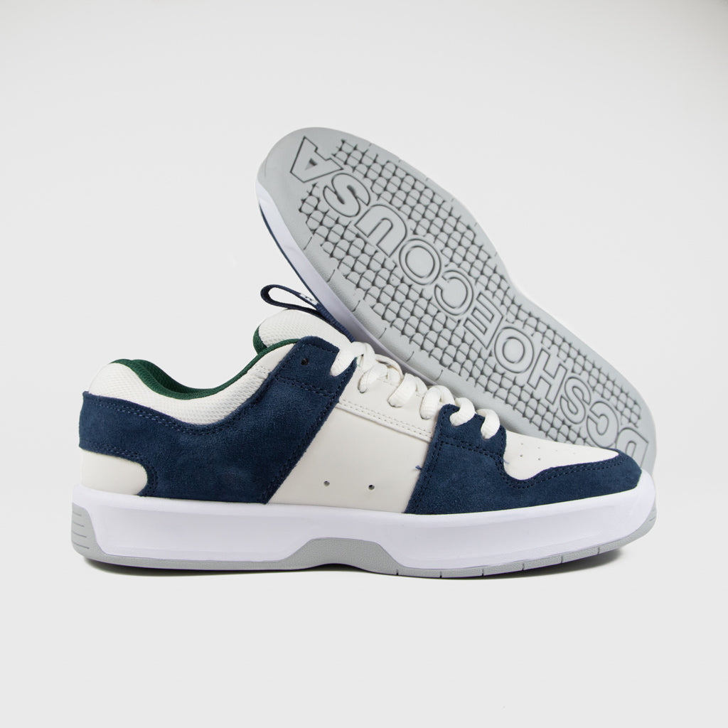 DC Shoes - Lynx Zero Shoes - Navy / White / Green | Welome Skate