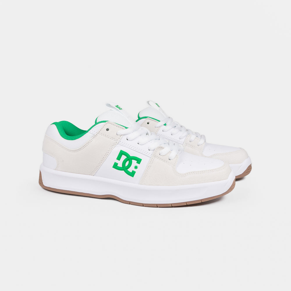 DC Shoes White And Green Lynx Zero Shoes