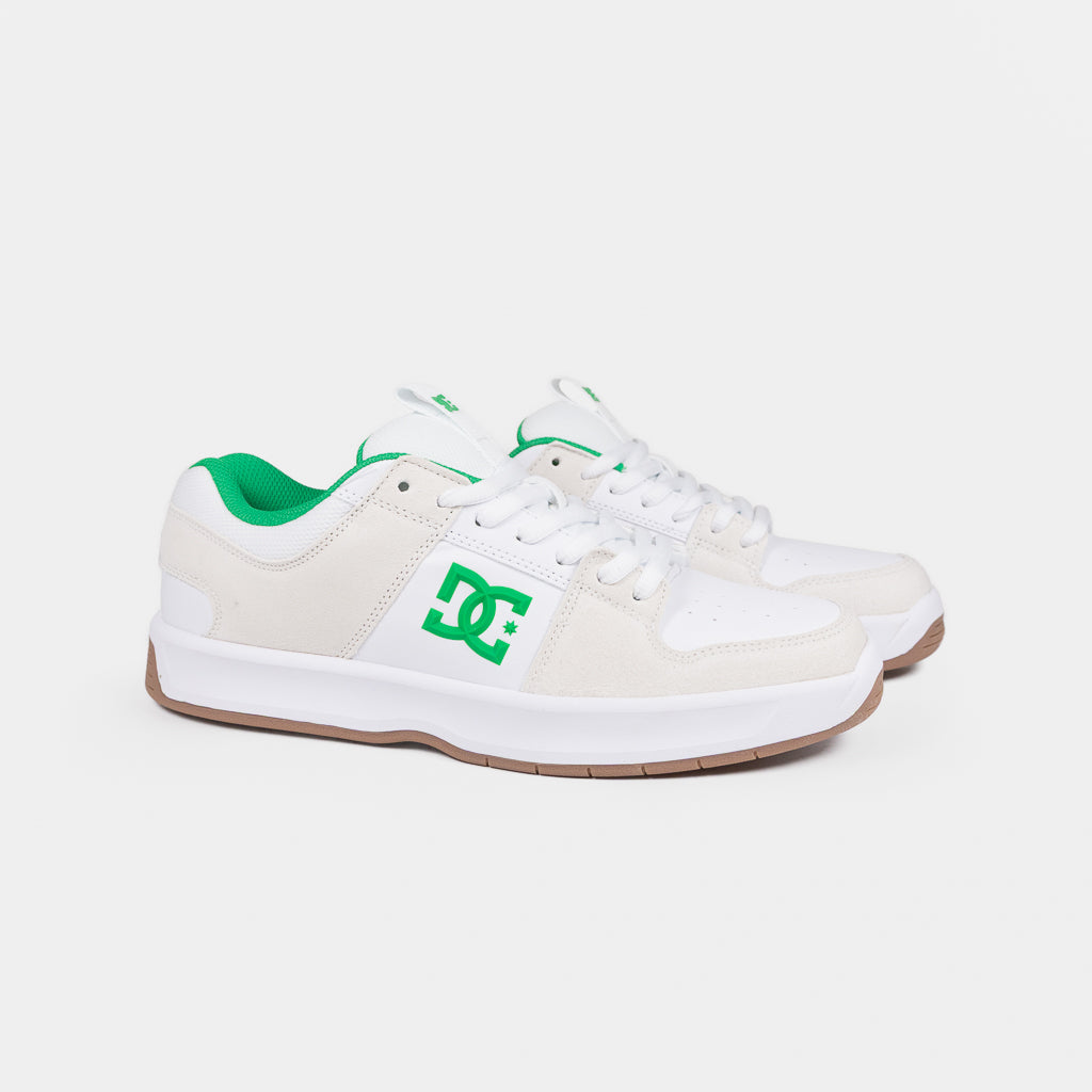 DC Shoes White And Green Lynx Zero Shoes