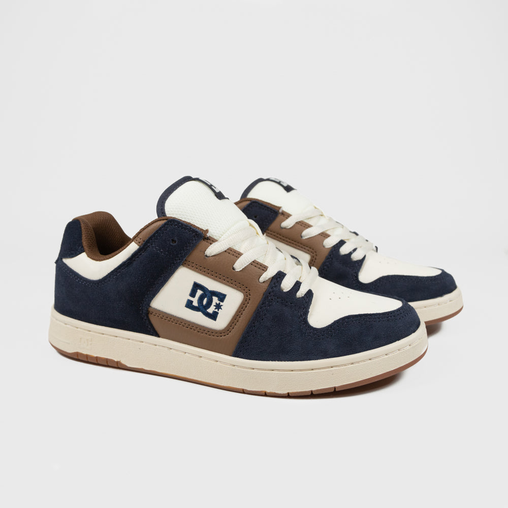 DC Shoes Navy Tan And Brown Manteca 4 SE Shoes