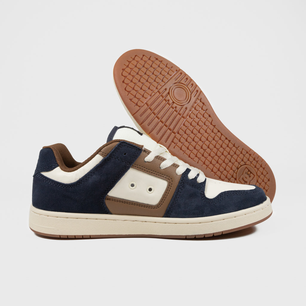 DC Shoes Navy Tan And Brown Manteca 4 SE Shoes