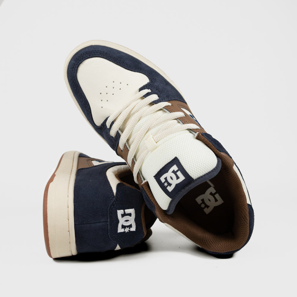 DC Shoes Navy Tan And Brown Manteca 4 SE Shoes