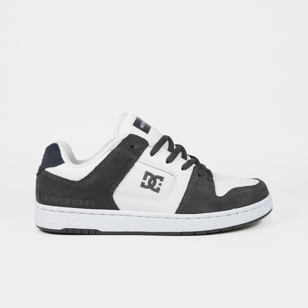 DC Shoes Grey And White Manteca S Shoes