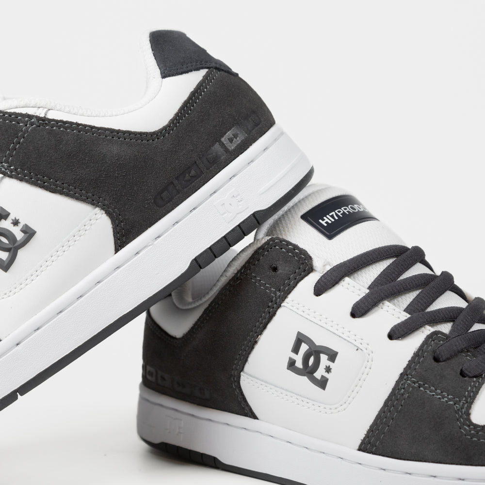 DC Shoes Grey And White Manteca S Shoes