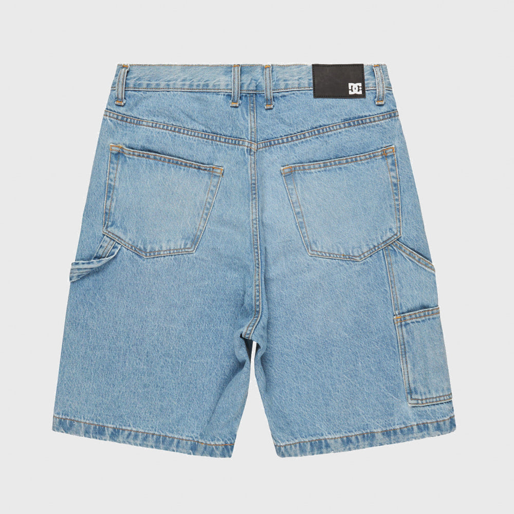 DC Shoes - Worker Baggy Carpenter Denim Shorts - Light Indigo