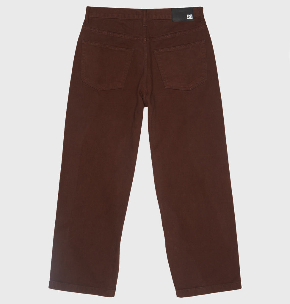 DC Shoes Coco Overdye Brown Worker Baggy Jeans