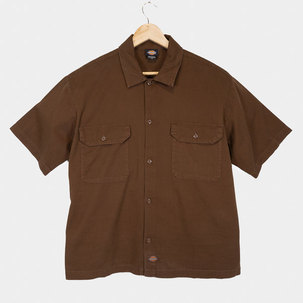 Dickies - 247 Short Sleeve Work Shirt - Brown