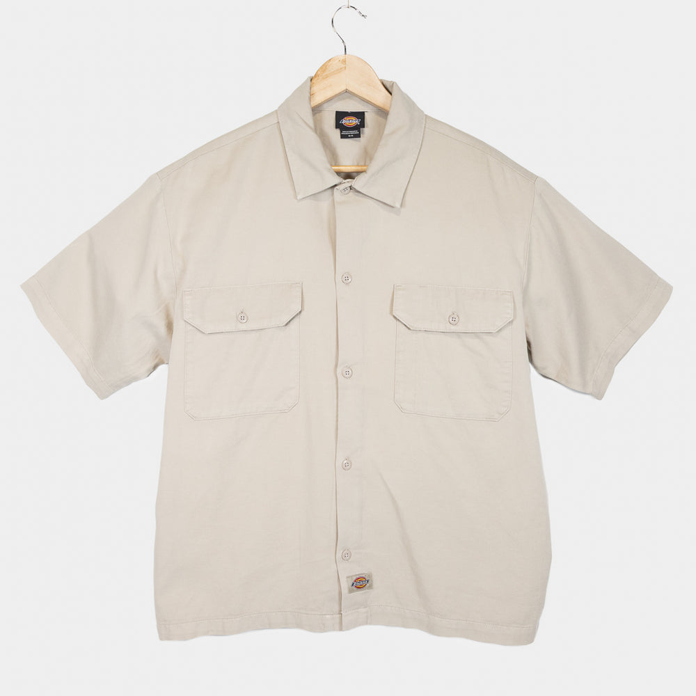 Dickies Stone White 247 Short Sleeve Work Shirt