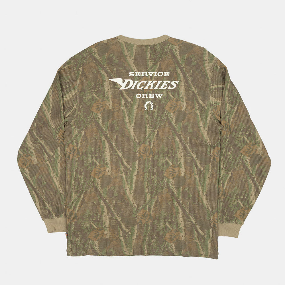 Dickies Bradenton Wood Camo Waffle Long Sleeve T-Shirt 
