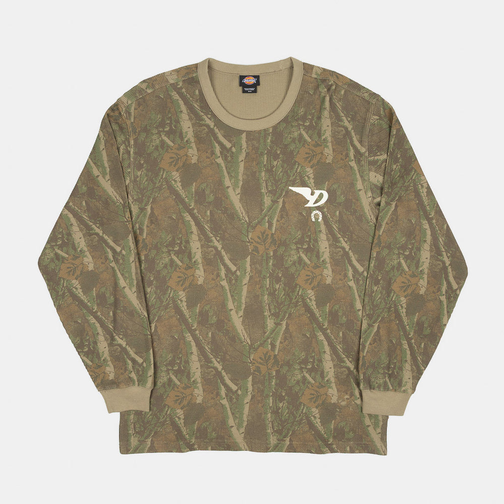 Dickies Bradenton Wood Camo Waffle Long Sleeve T-Shirt 
