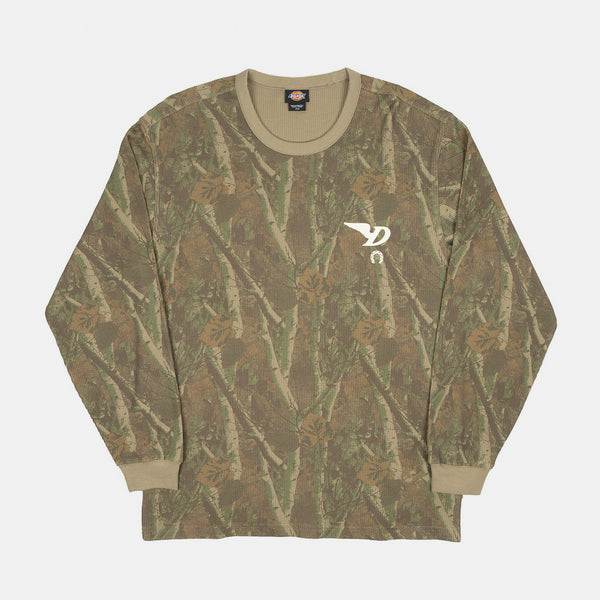 Dickies - Bradenton Waffle Long Sleeve T-Shirt - Camouflage
