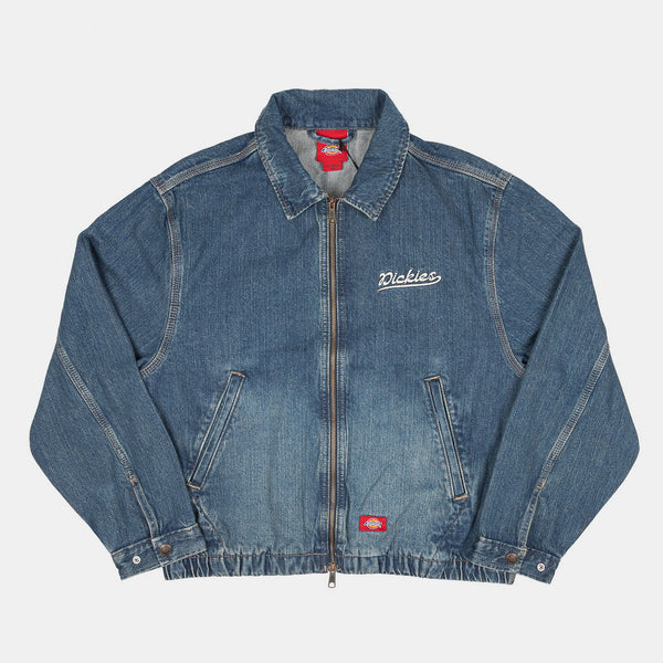 Dickies - Edgewood Unlined Denim Jacket - Mid Blue Fade Wash