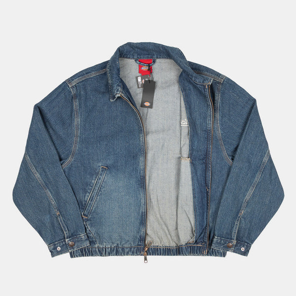 Dickies - Edgewood Unlined Denim Jacket - Mid Blue Fade Wash