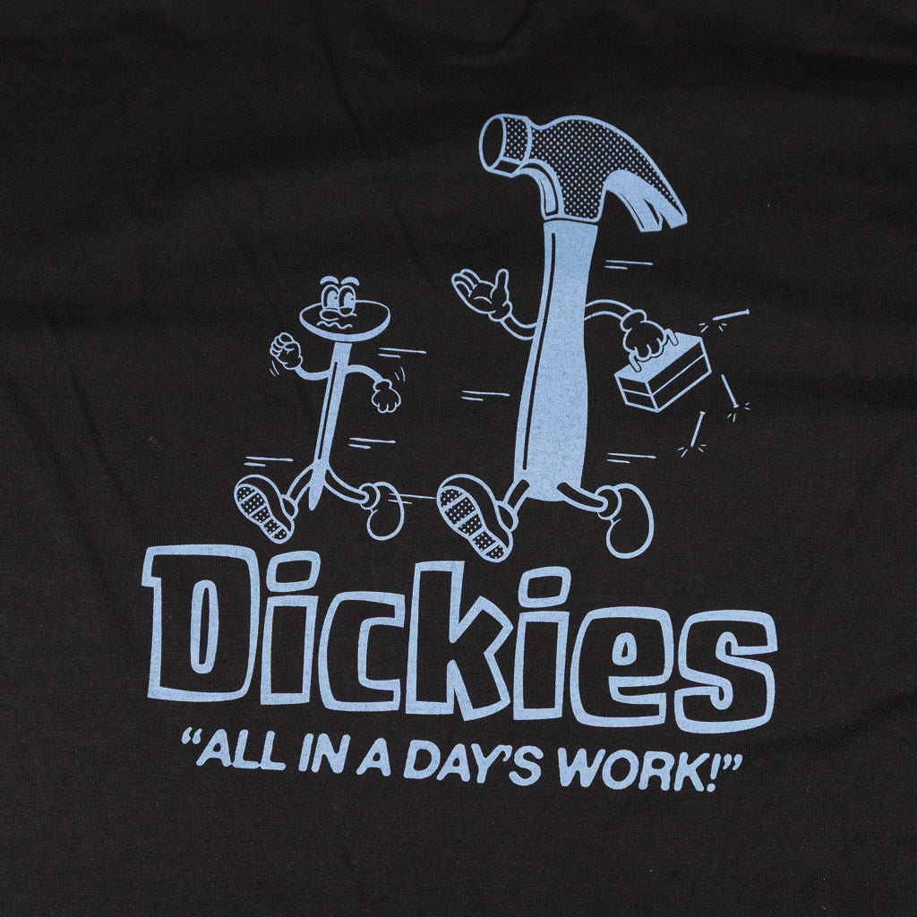 Dickies Black Fairlawn T-Shirt Back Print