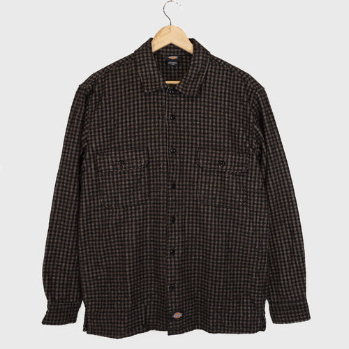 Dickies - Frenchtown Flannel Longsleeve Shirt - Black