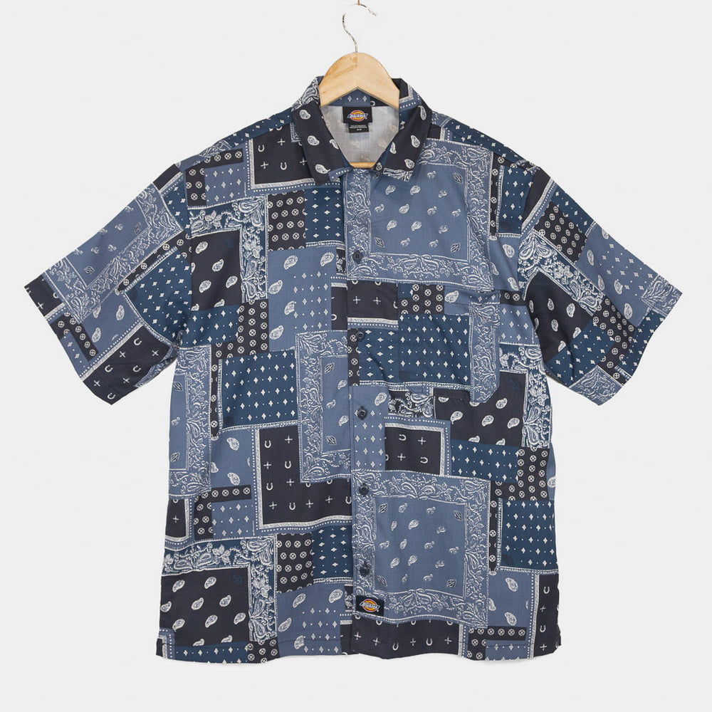 Dickies Blue Glandorf Short Sleeve Shirt 