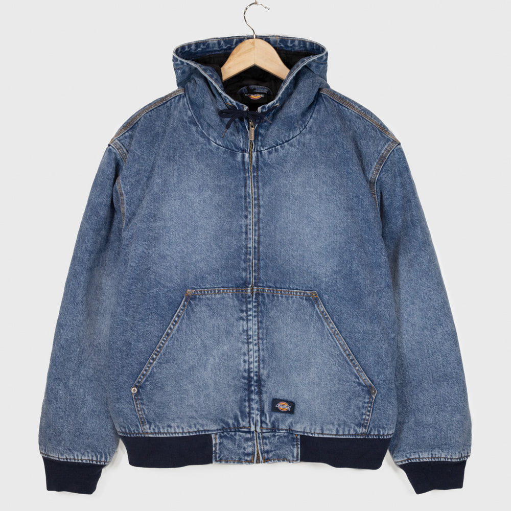 Dickies Light Blue Hooded Denim Jacket