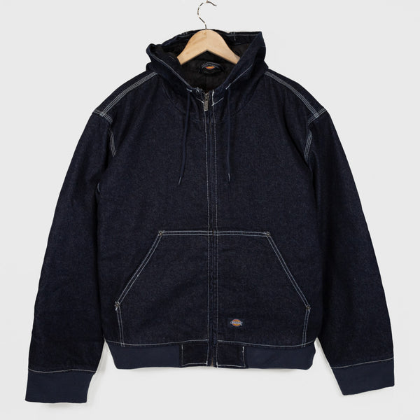 Dickies - Hooded Denim Jacket - Rinsed Denim