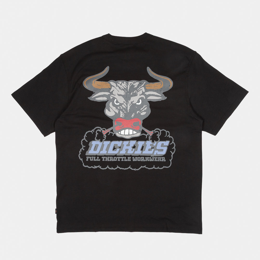 Back Of Dickies Lakeridge Black T-Shirt