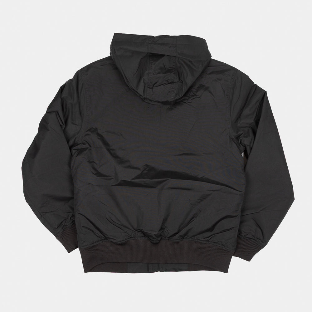 Back Of Dickies Black New Sarpy Hooded Jacket 