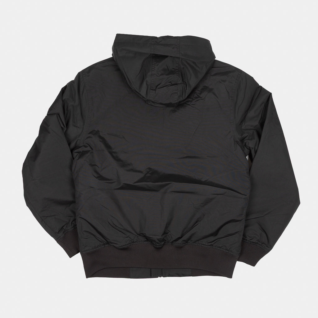 Back Of Dickies Black New Sarpy Hooded Jacket 