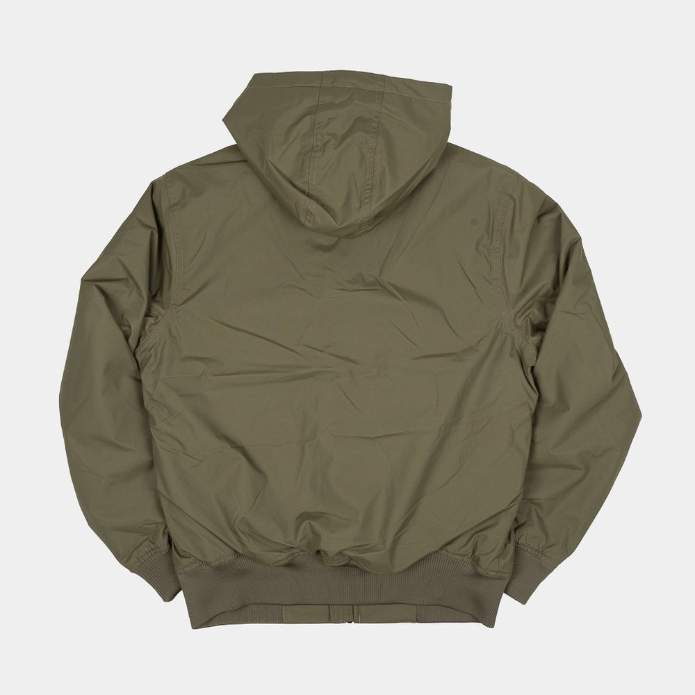 Back of Dickies Military Green New Sarpy Hooded Jacket 