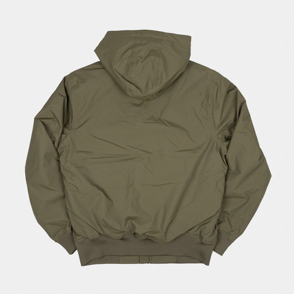 Back of Dickies Military Green New Sarpy Hooded Jacket 