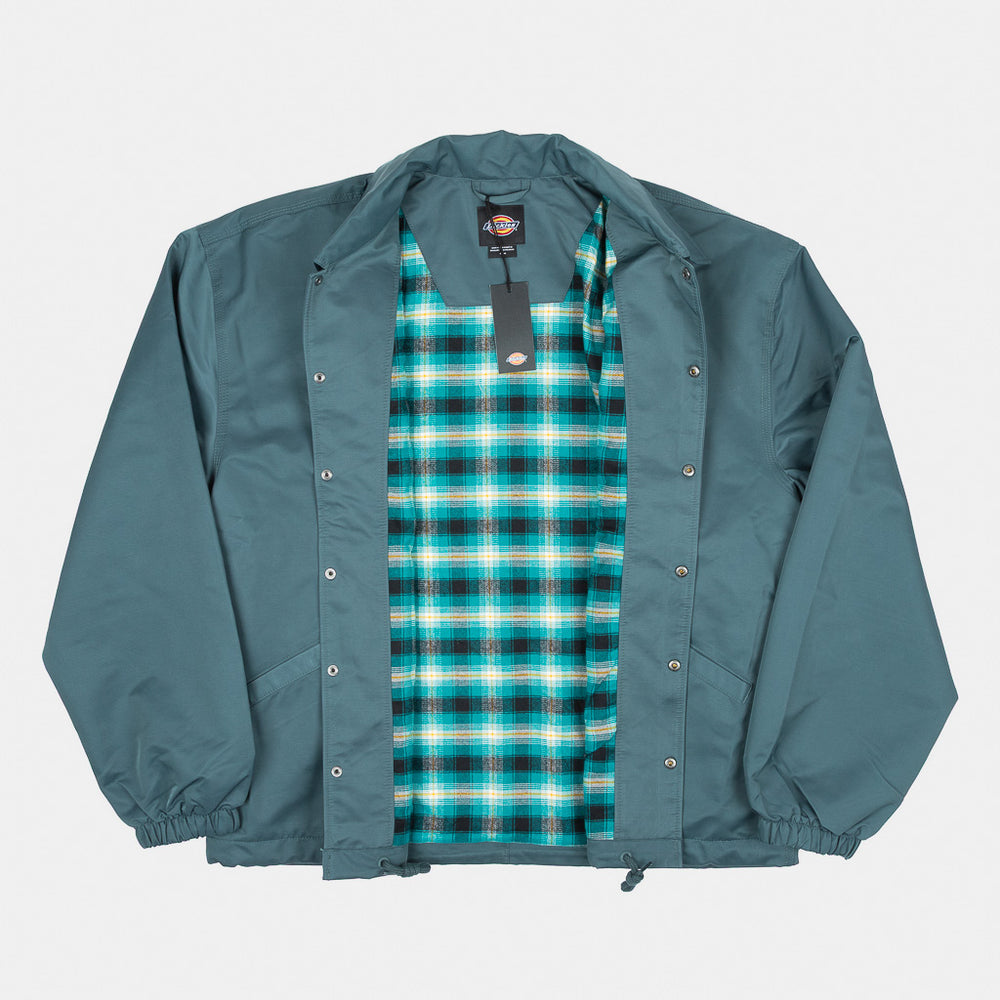Interior Lining Of Dickies Lincoln Green Parks Coach Jacket 