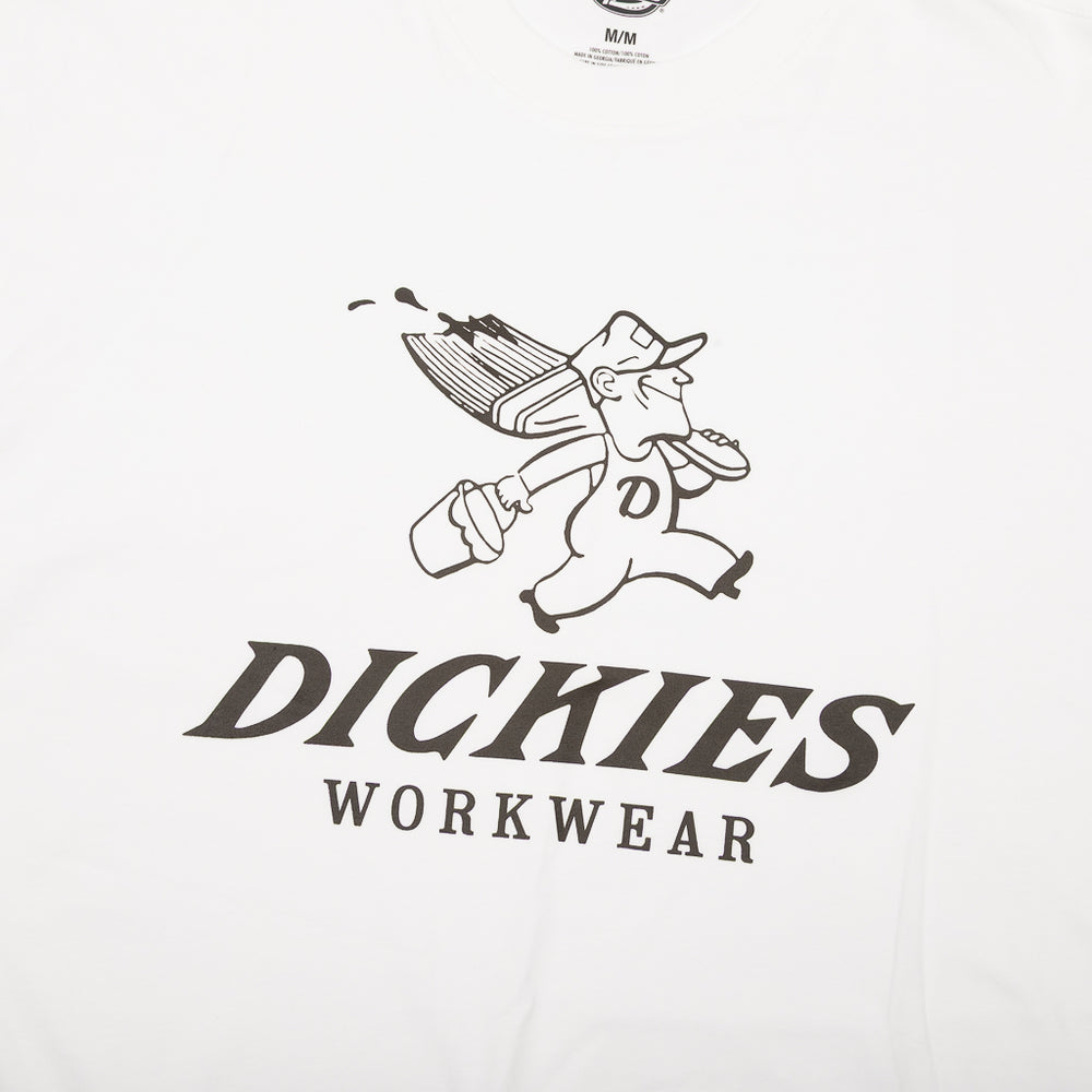 Dickies Pine White Short Sleeve T-Shirt Front Print