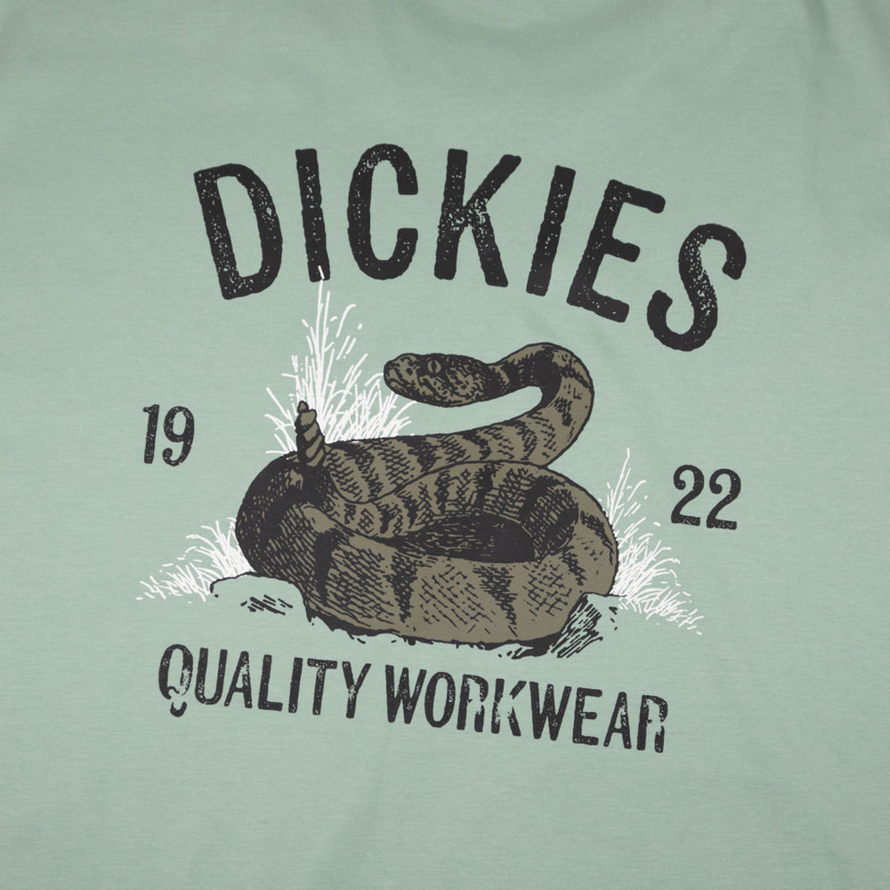 Dickies Pistachio Green Snake T-Shirt Back Print