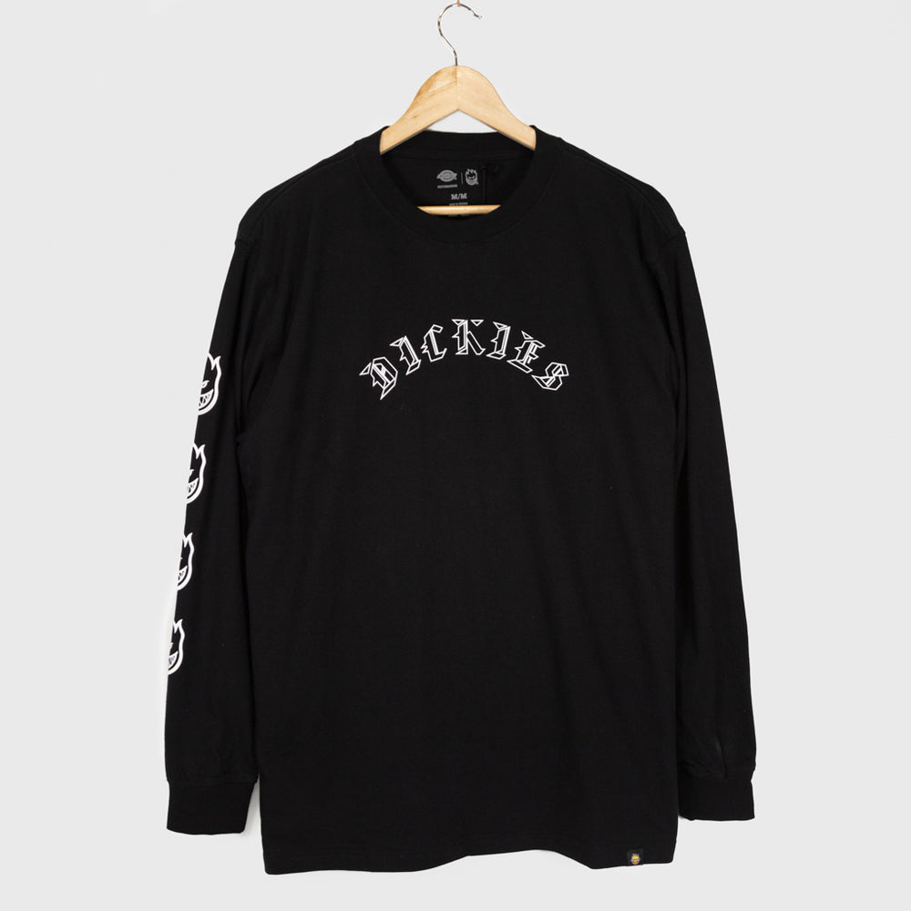 Dickies Spitfire Flame Head Black Longsleeve T-Shirt