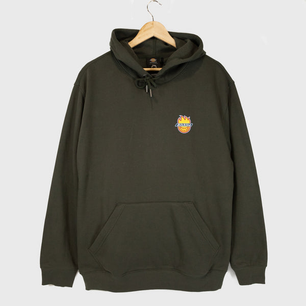 Dickies - Spitfire Pullover Hooded Sweatshirt - Olive Green