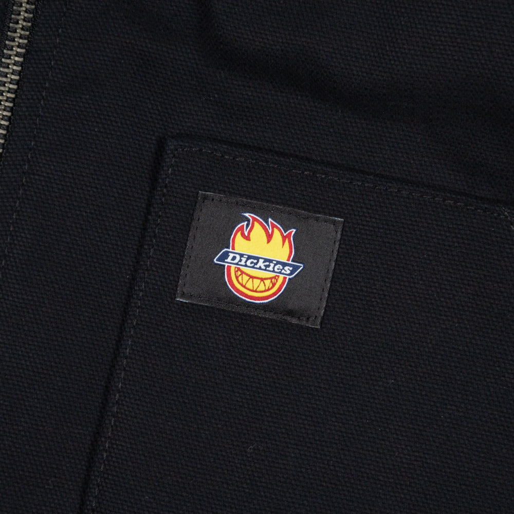 Dickies Spitfire Black Vest Jacket Branding