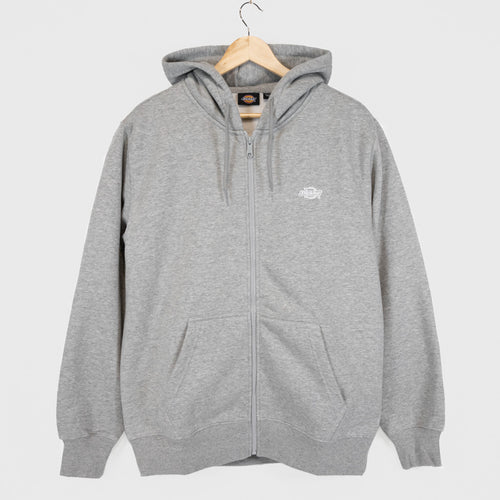 Dickies - Summerdale Zip Hooded Sweatshirt - Grey Melange