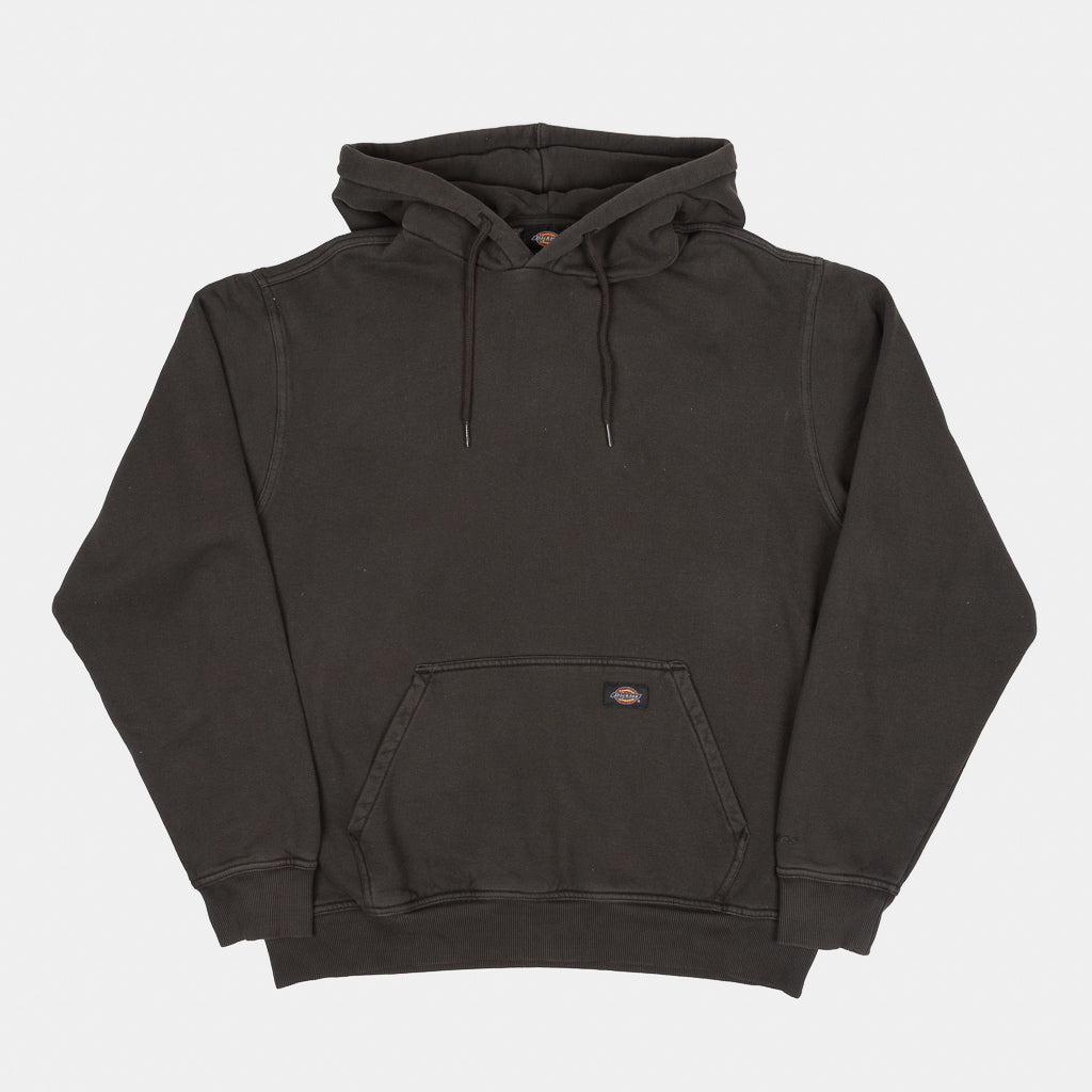 Dickies Sutcliffe Plain Black Pullover Hooded Sweatshirt