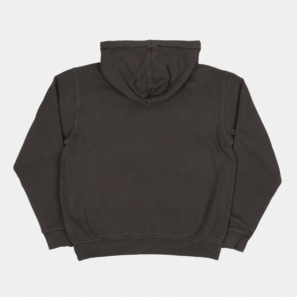 Back of Dickies Sutcliffe Plain Black Pullover Hooded Sweatshirt