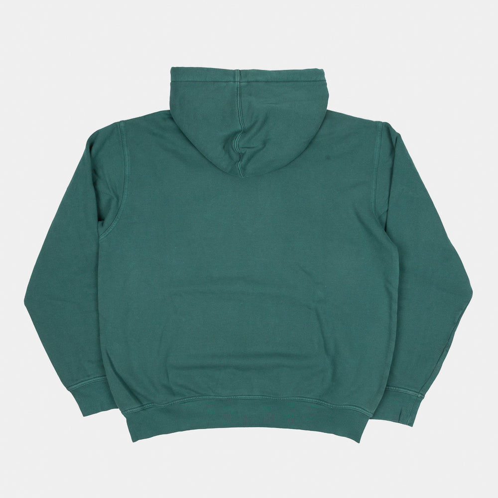 Back Of Dickies Dark Green And Plain Sutcliffe Pullover Hooded Sweatshirt 