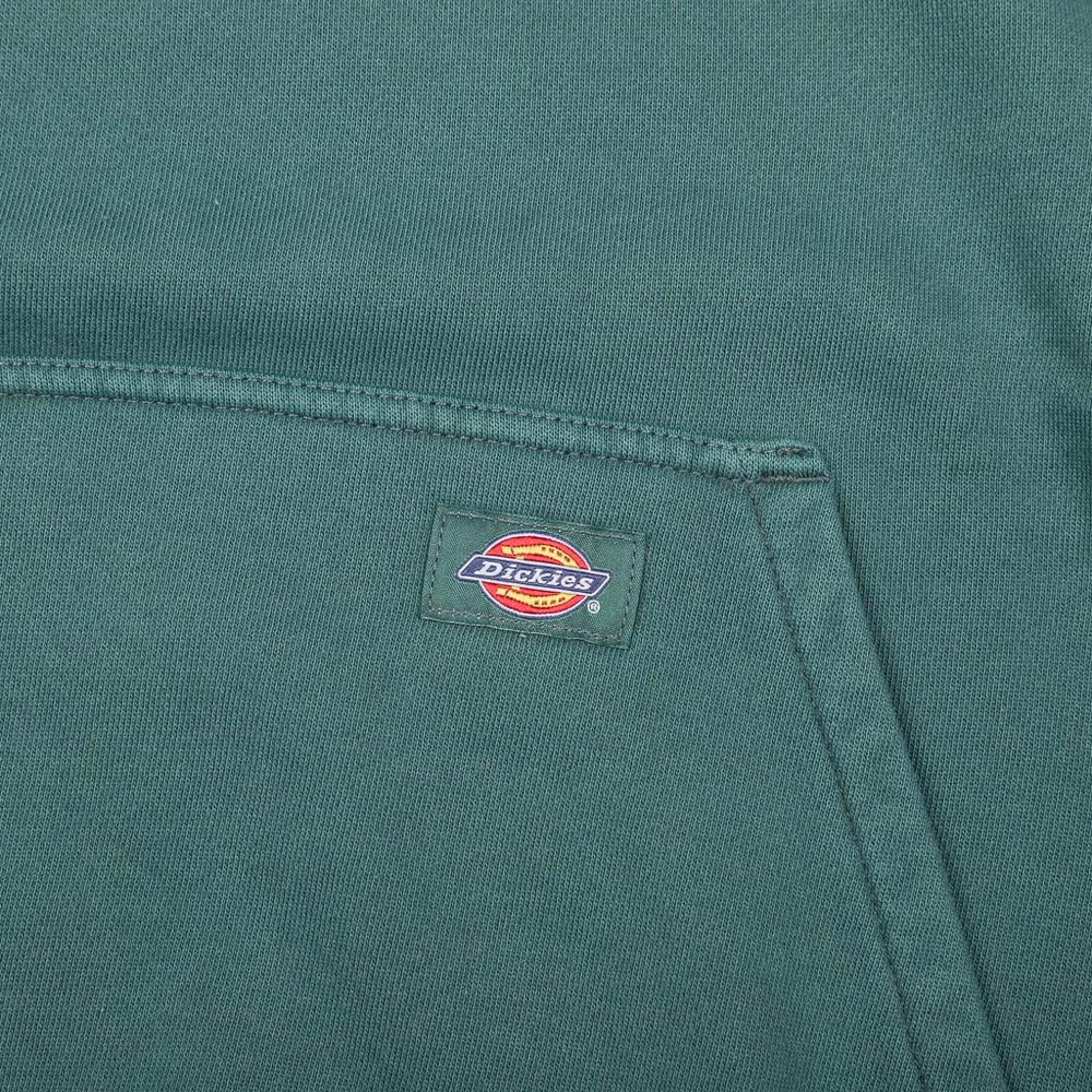 Detail of Dickies Dark Green And Plain Sutcliffe Pullover Hooded Sweatshirt 