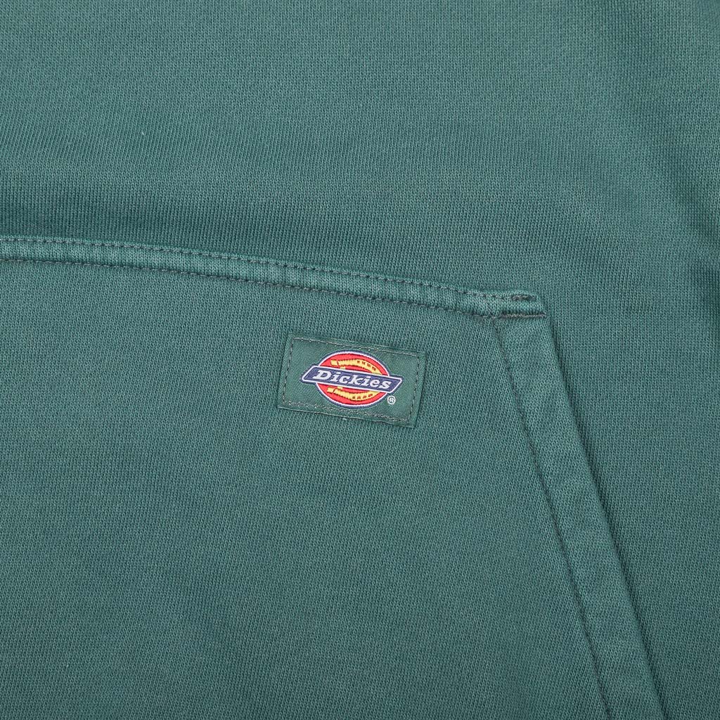 Detail of Dickies Dark Green And Plain Sutcliffe Pullover Hooded Sweatshirt 