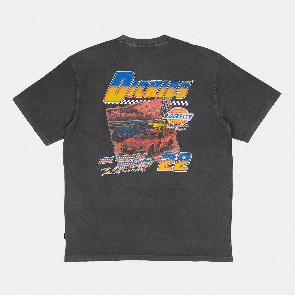 Back Of Dickies Tonopah Nascar Graphic Vintage Black T-Shirt